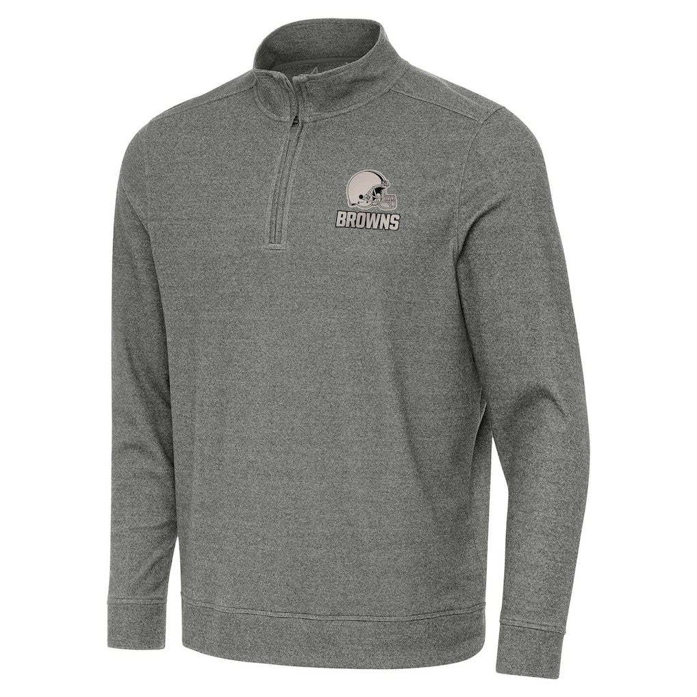 Cleveland Browns Antigua Subtle Quarter-Zip Top | NFL Online