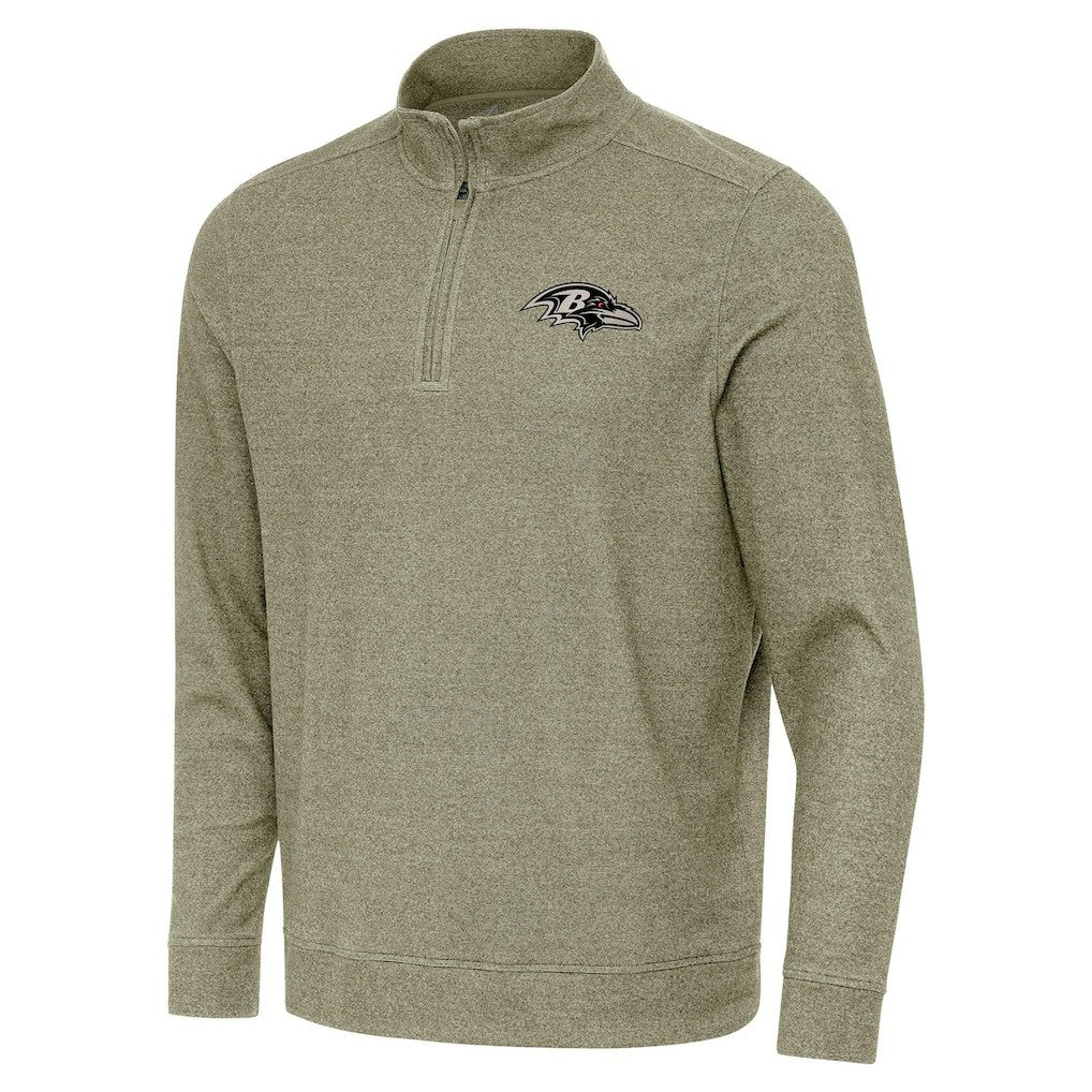 Baltimore Ravens Antigua Subtle Quarter-Zip Top | NFL US