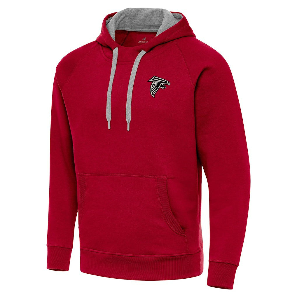 Atlanta Falcons Antigua Brushed Carbon Victory Pullover Hoodie | NFL On sale