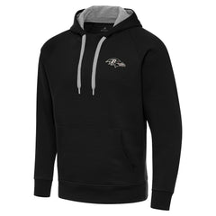 Baltimore Ravens Antigua Brushed Carbon Victory Pullover Hoodie | NFL Near me