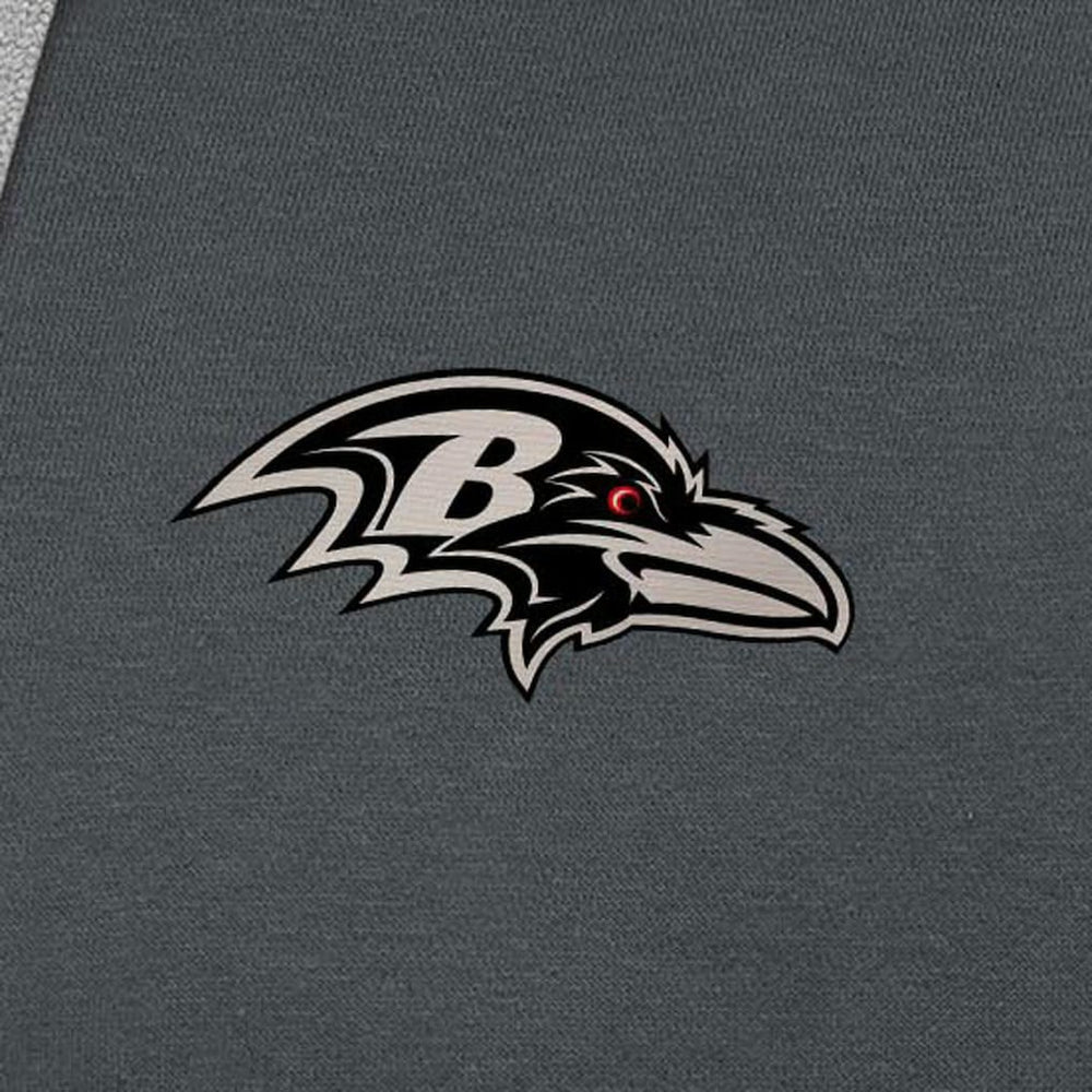 Baltimore Ravens Antigua Brushed Carbon Victory Pullover Hoodie | NFL New