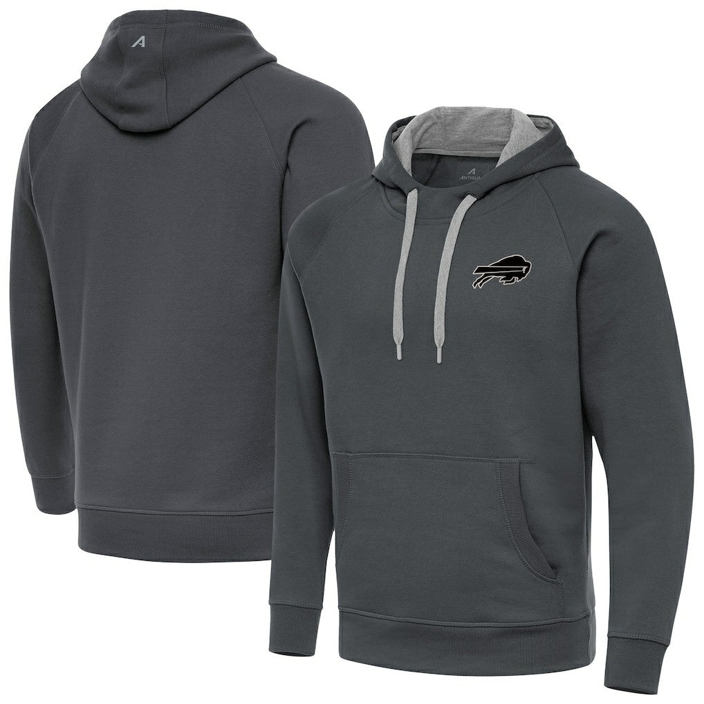 Buffalo Bills Antigua Brushed Carbon Victory Pullover Hoodie | NFL On sale