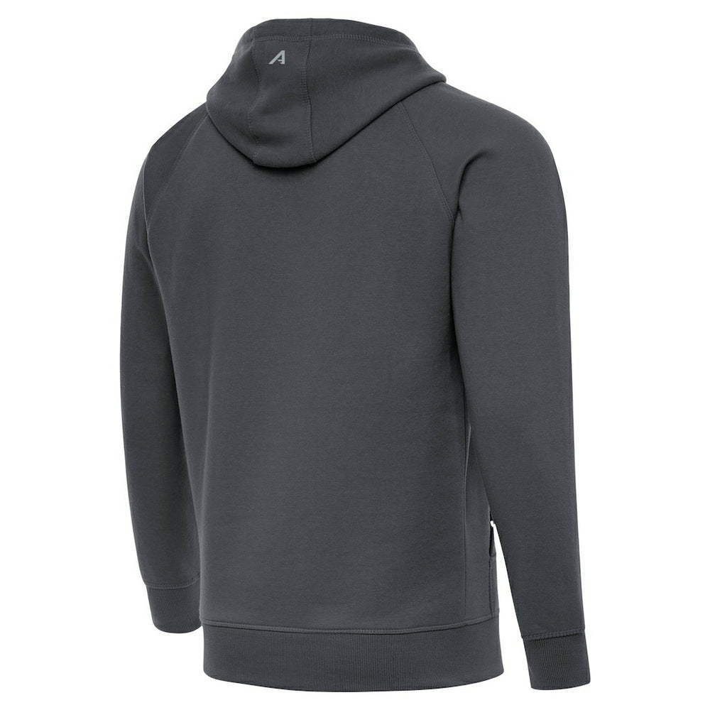 Carolina Panthers Antigua Brushed Carbon Victory Pullover Hoodie | NFL New