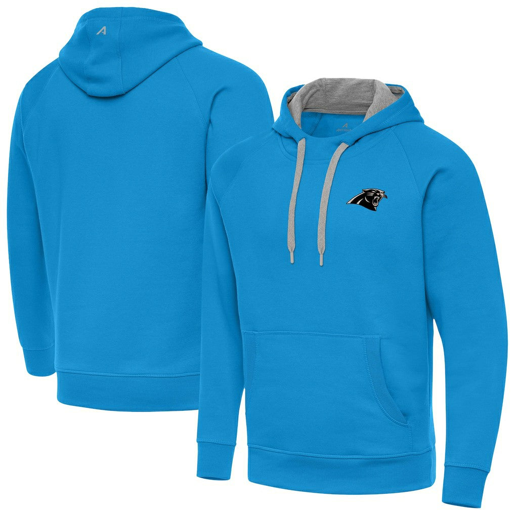 Carolina Panthers Antigua Brushed Carbon Victory Pullover Hoodie | NFL Near me