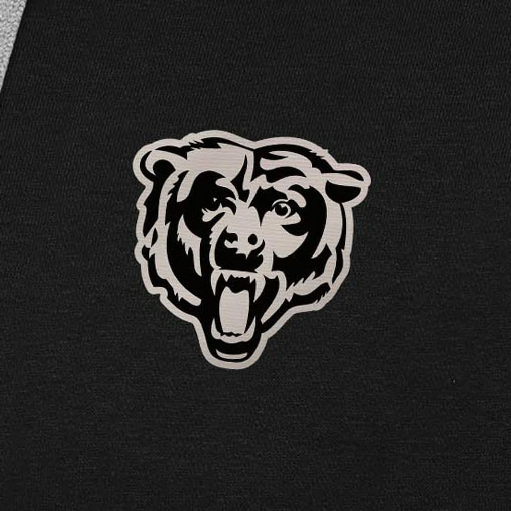 Chicago Bears Antigua Brushed Carbon Victory Pullover Hoodie | NFL New