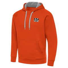 Cincinnati Bengals Antigua Brushed Carbon Victory Pullover Hoodie | NFL Sale