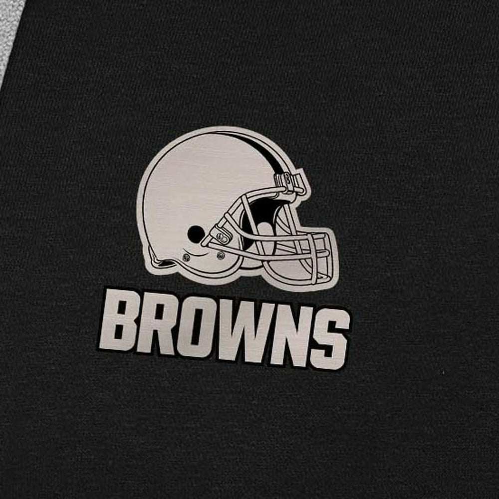 Cleveland Browns Antigua Brushed Carbon Victory Pullover Hoodie | NFL Outlet