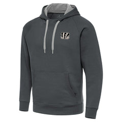 Cincinnati Bengals Antigua Brushed Carbon Victory Pullover Hoodie | NFL US