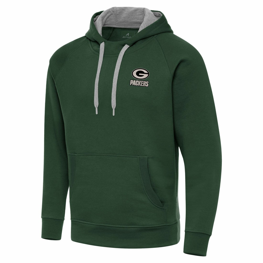 Green Bay Packers Antigua Brushed Carbon Victory Pullover Hoodie | NFL Discount