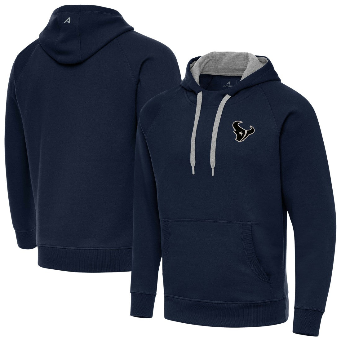 Houston Texans Antigua Brushed Carbon Victory Pullover Hoodie | NFL Near me