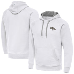 Denver Broncos Antigua Brushed Carbon Victory Pullover Hoodie | NFL US