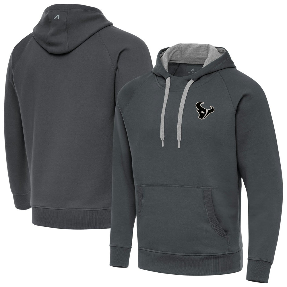 Houston Texans Antigua Brushed Carbon Victory Pullover Hoodie | NFL Hot