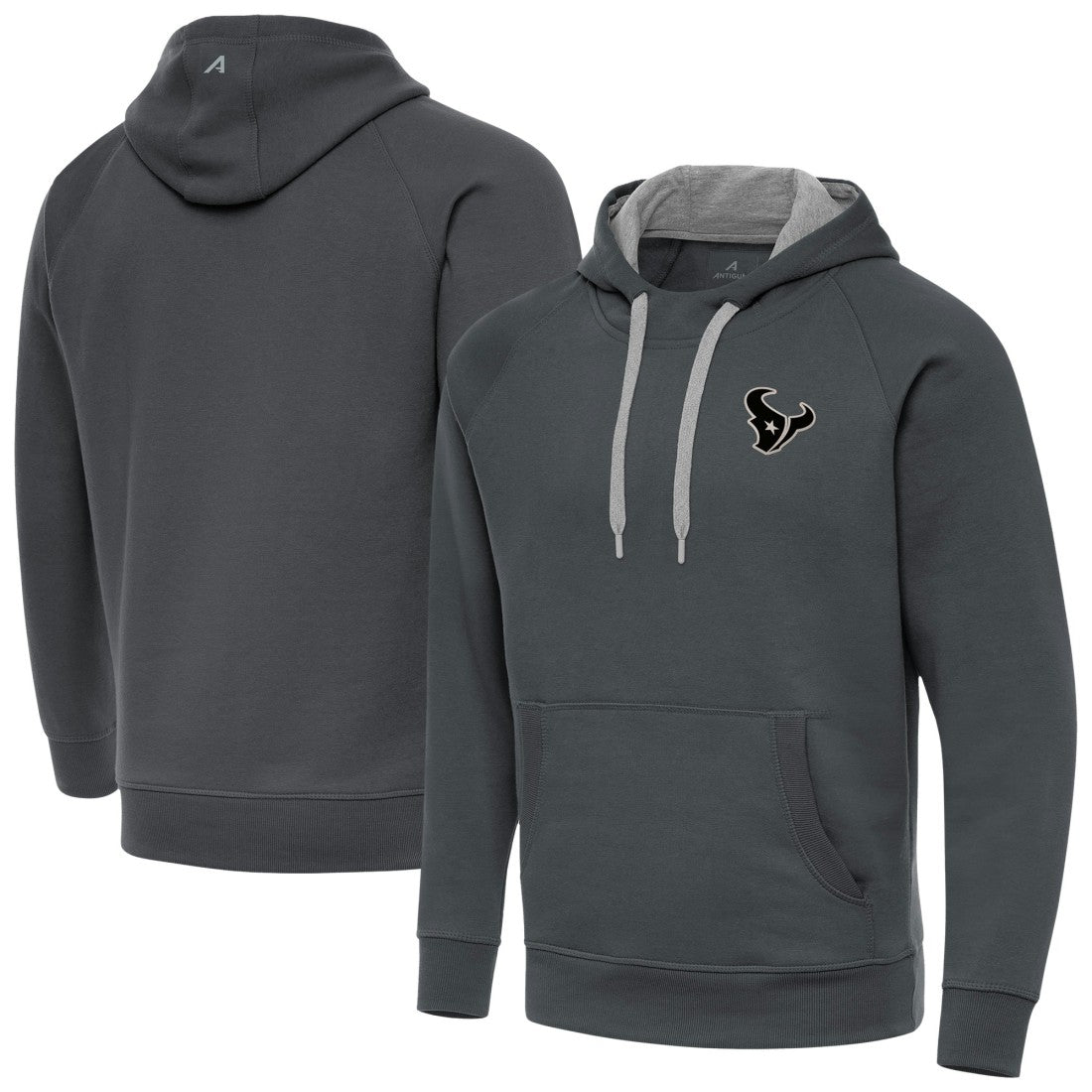 Houston Texans Antigua Brushed Carbon Victory Pullover Hoodie | NFL Hot
