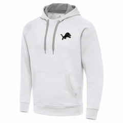 Detroit Lions Antigua Brushed Carbon Victory Pullover Hoodie | NFL New