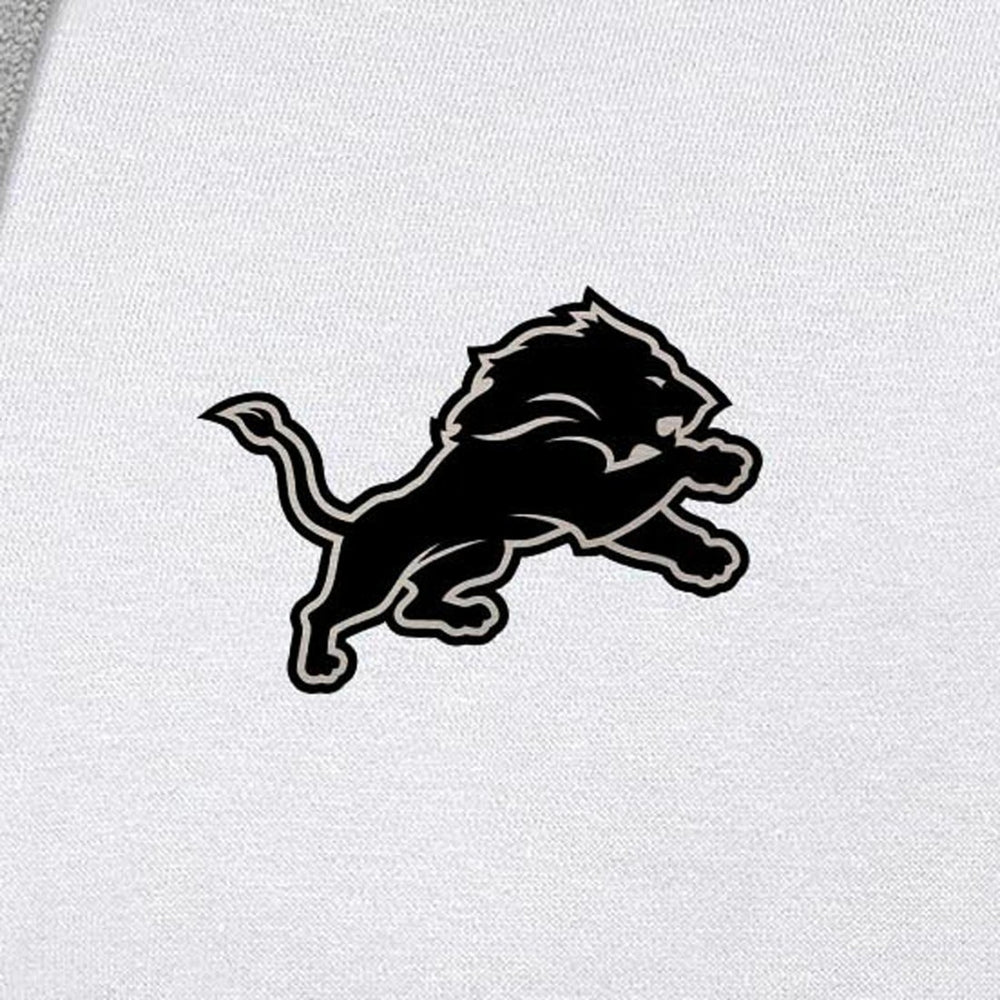 Detroit Lions Antigua Brushed Carbon Victory Pullover Hoodie | NFL New