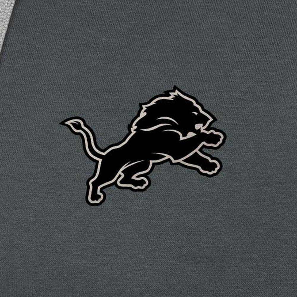 Detroit Lions Antigua Brushed Carbon Victory Pullover Hoodie | NFL New