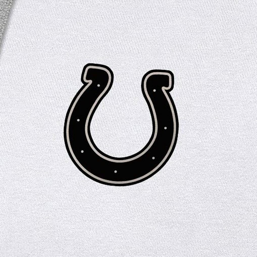 Indianapolis Colts Antigua Brushed Carbon Victory Pullover Hoodie | NFL Online