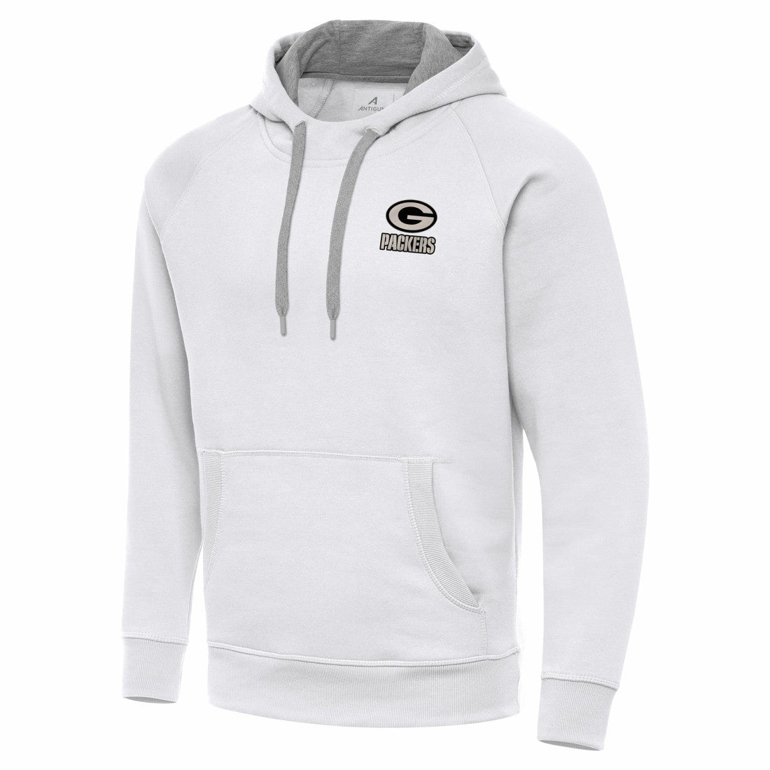 Green Bay Packers Antigua Brushed Carbon Victory Pullover Hoodie | NFL Outlet