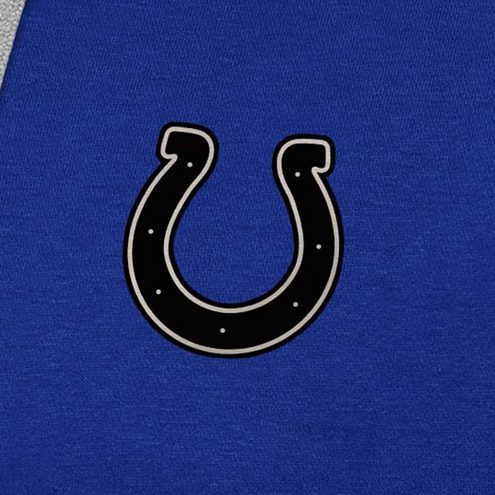 Indianapolis Colts Antigua Brushed Carbon Victory Pullover Hoodie | NFL New