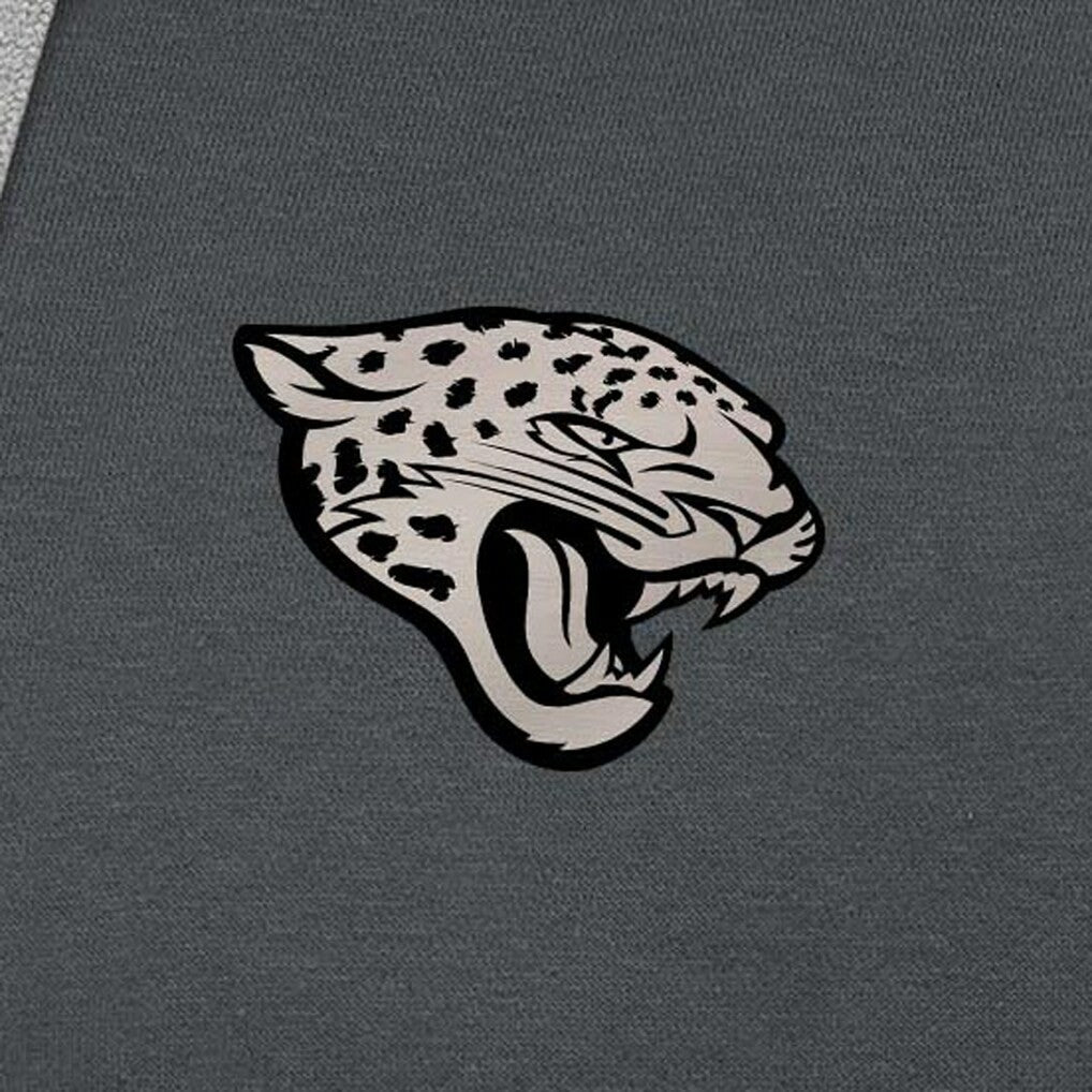 Jacksonville Jaguars Antigua Brushed Carbon Victory Pullover Hoodie | NFL US