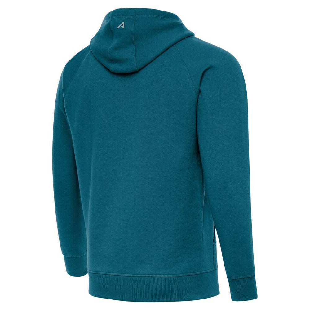 Jacksonville Jaguars Antigua Brushed Carbon Victory Pullover Hoodie | NFL New