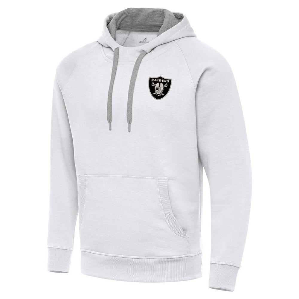Las Vegas Raiders Antigua Brushed Carbon Victory Pullover Hoodie | NFL Discount