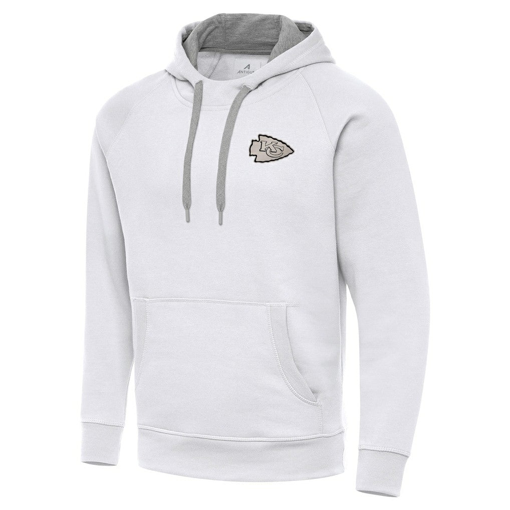 Kansas City Chiefs Antigua Brushed Carbon Victory Pullover Hoodie | NFL Online