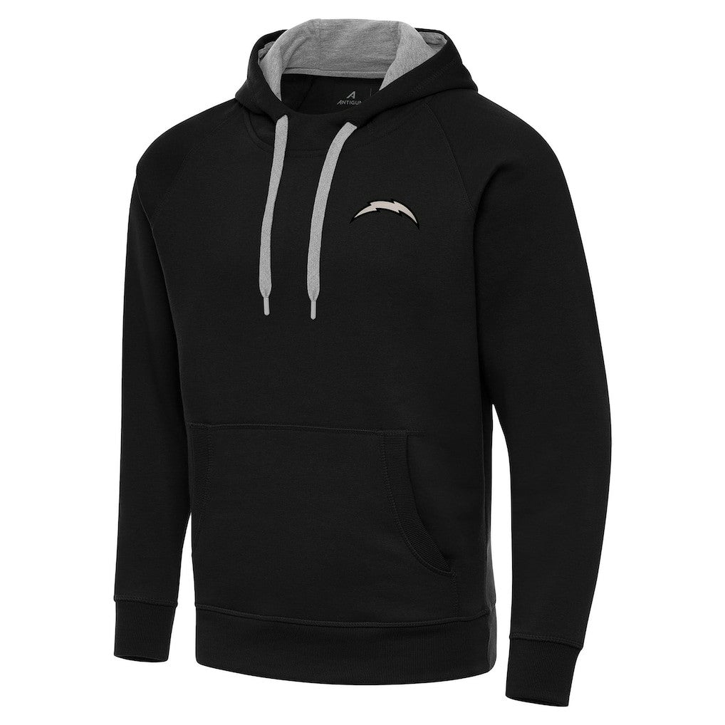 Los Angeles Chargers Antigua Brushed Carbon Victory Pullover Hoodie | NFL Discount