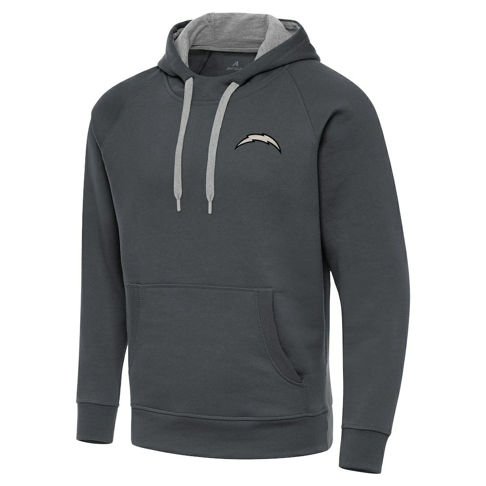 Los Angeles Chargers Antigua Brushed Carbon Victory Pullover Hoodie | NFL Sale