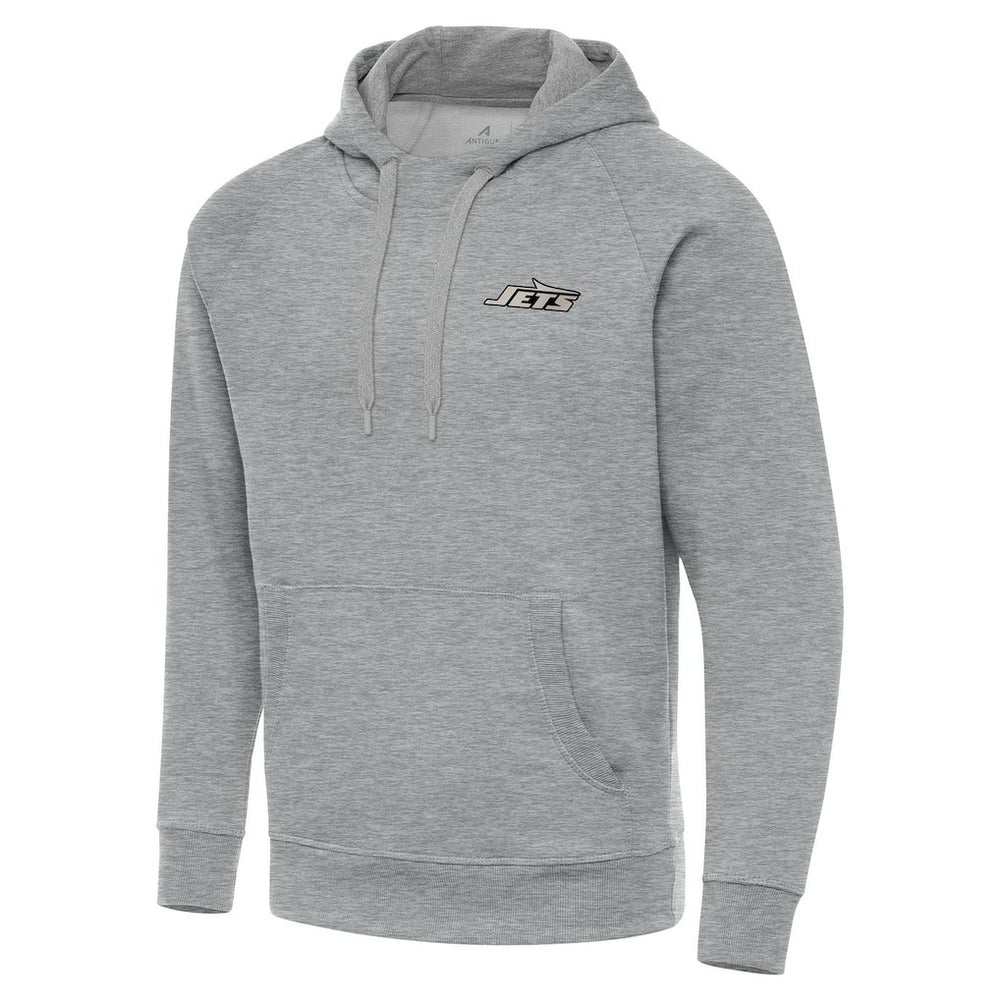 New York Jets Antigua Brushed Carbon Victory Pullover Hoodie | NFL Near me