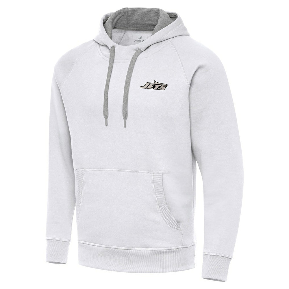 New York Jets Antigua Brushed Carbon Victory Pullover Hoodie | NFL New