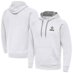 New Orleans Saints Antigua Brushed Carbon Victory Pullover Hoodie | NFL Discount