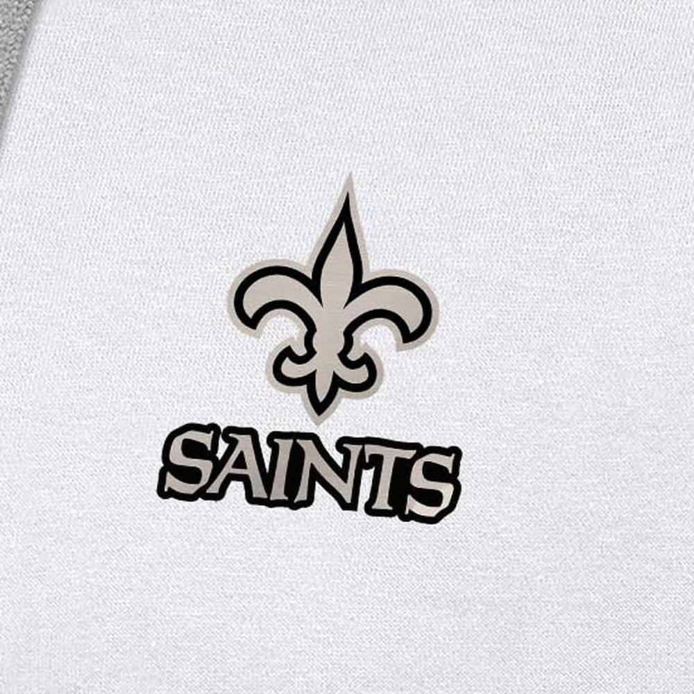 New Orleans Saints Antigua Brushed Carbon Victory Pullover Hoodie | NFL Discount
