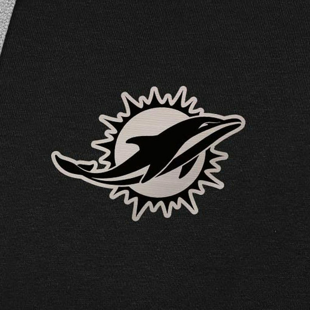 Miami Dolphins Antigua Brushed Carbon Victory Pullover Hoodie | NFL Discount