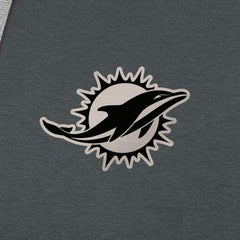 Miami Dolphins Antigua Brushed Carbon Victory Pullover Hoodie | NFL Online