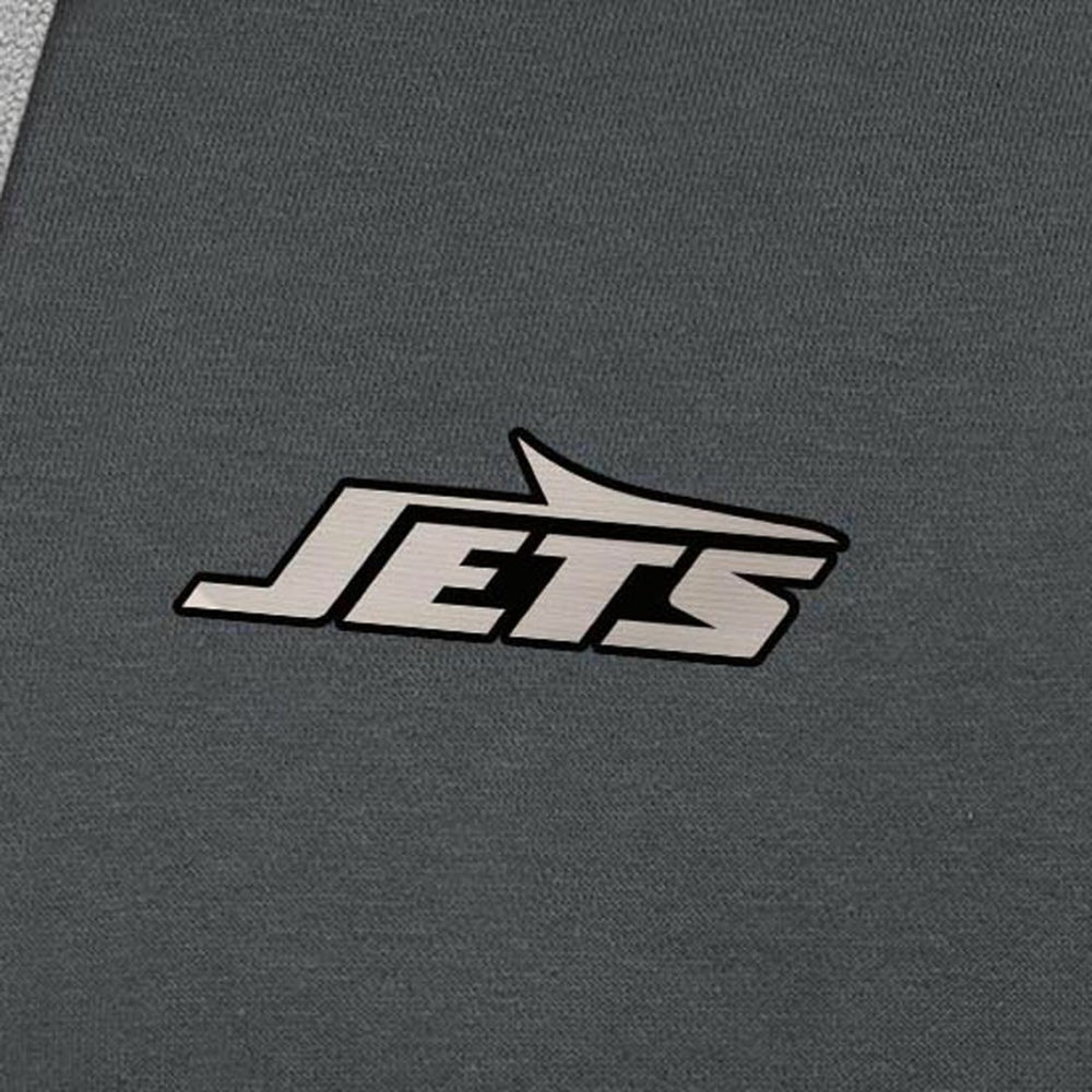 New York Jets Antigua Brushed Carbon Victory Pullover Hoodie | NFL Discount
