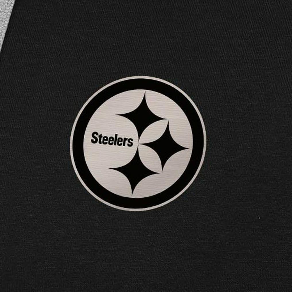 Pittsburgh Steelers Antigua Brushed Carbon Victory Pullover Hoodie | NFL Sale