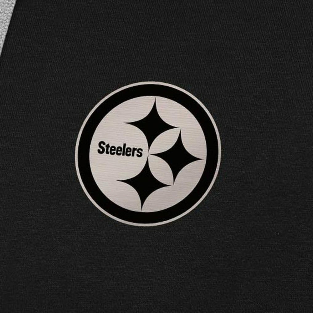 Pittsburgh Steelers Antigua Brushed Carbon Victory Pullover Hoodie | NFL Sale