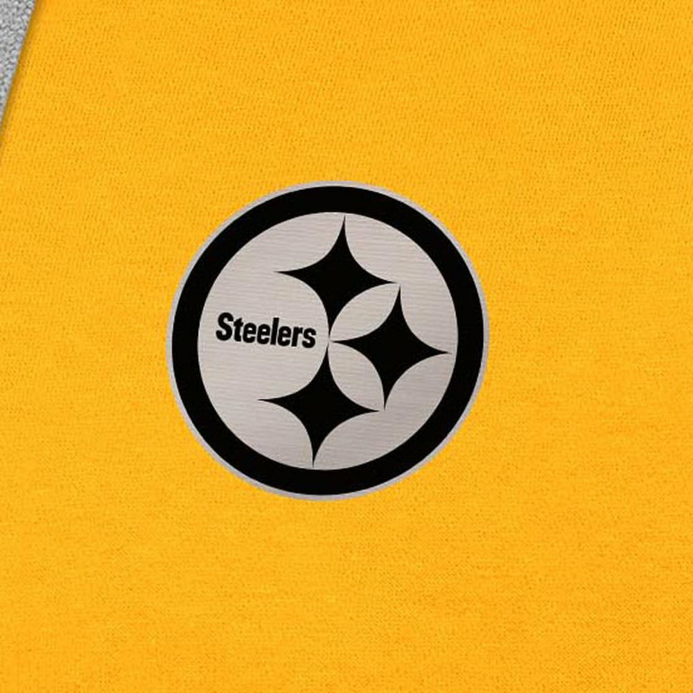 Pittsburgh Steelers Antigua Brushed Carbon Victory Pullover Hoodie | NFL Online