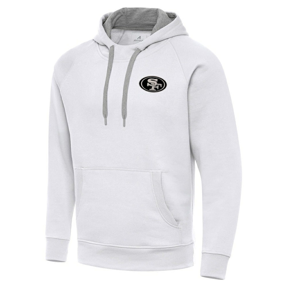 San Francisco 49ers Antigua Brushed Carbon Victory Pullover Hoodie | NFL Hot