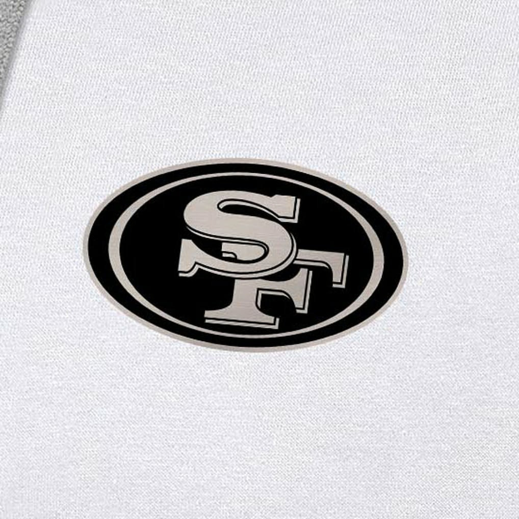 San Francisco 49ers Antigua Brushed Carbon Victory Pullover Hoodie | NFL Hot