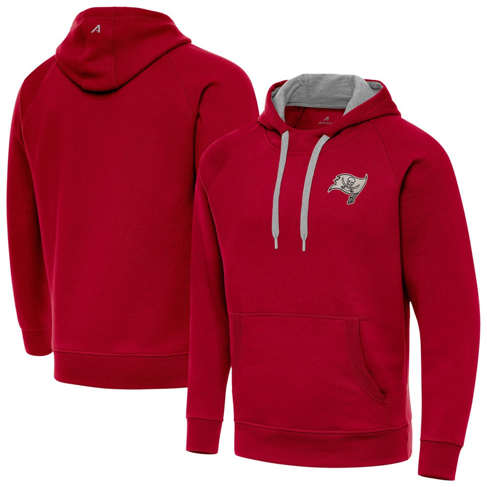 Tampa Bay Buccaneers Antigua Brushed Carbon Victory Pullover Hoodie | NFL US