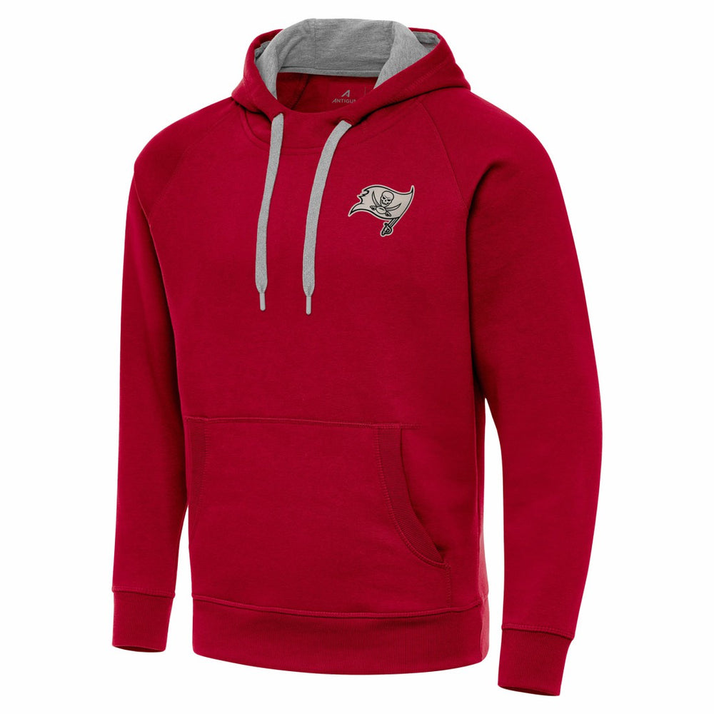 Tampa Bay Buccaneers Antigua Brushed Carbon Victory Pullover Hoodie | NFL US
