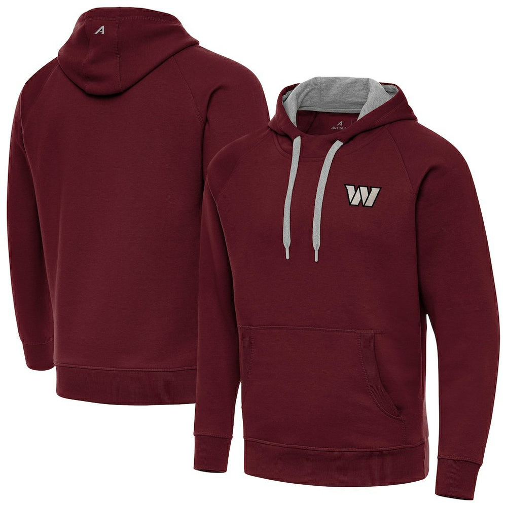 Washington Commanders Antigua Brushed Carbon Victory Pullover Hoodie | NFL Discount