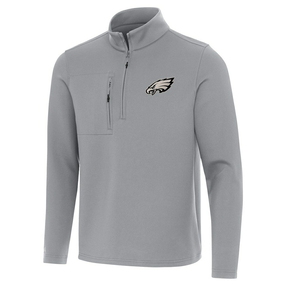 Philadelphia Eagles Antigua Insider Quarter-Zip Top | NFL Discount