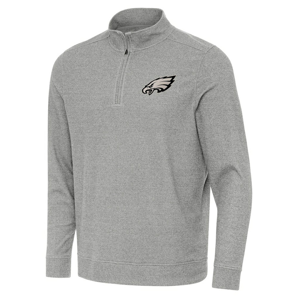 Philadelphia Eagles Antigua Subtle Quarter-Zip Sweatshirt | NFL New