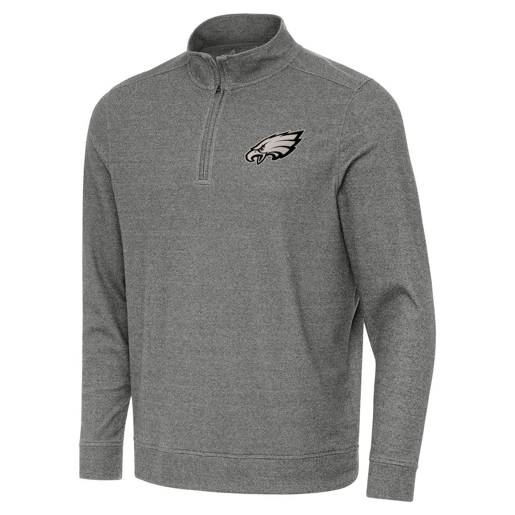 Philadelphia Eagles Antigua Subtle Quarter-Zip Sweatshirt | NFL Hot
