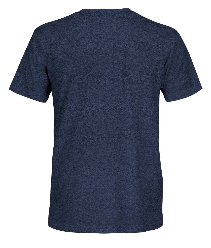 Tottenham Hotspur 1863FC Retro Monochrome Badge Vintage Tri-Blend T-Shirt