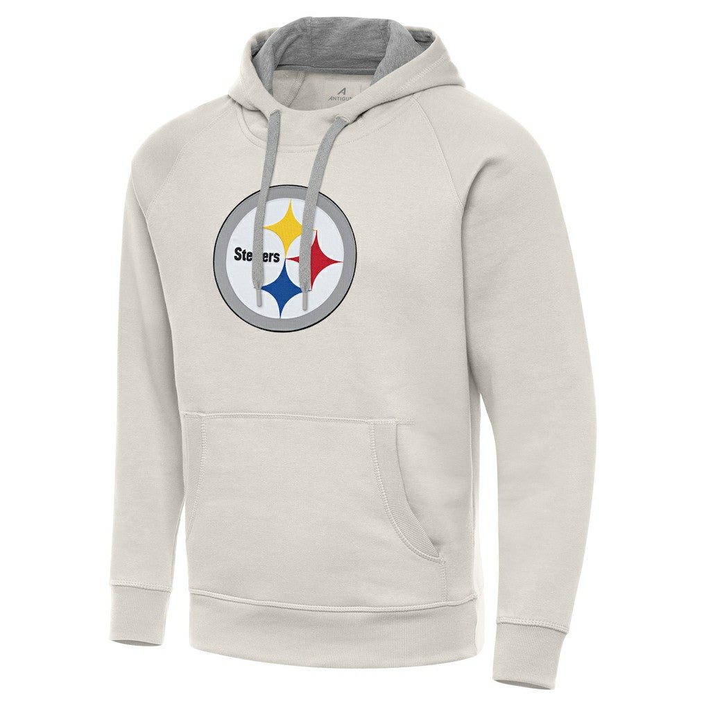 Pittsburgh Steelers Antigua Victory Raglan Pullover Hoodie | NFL New