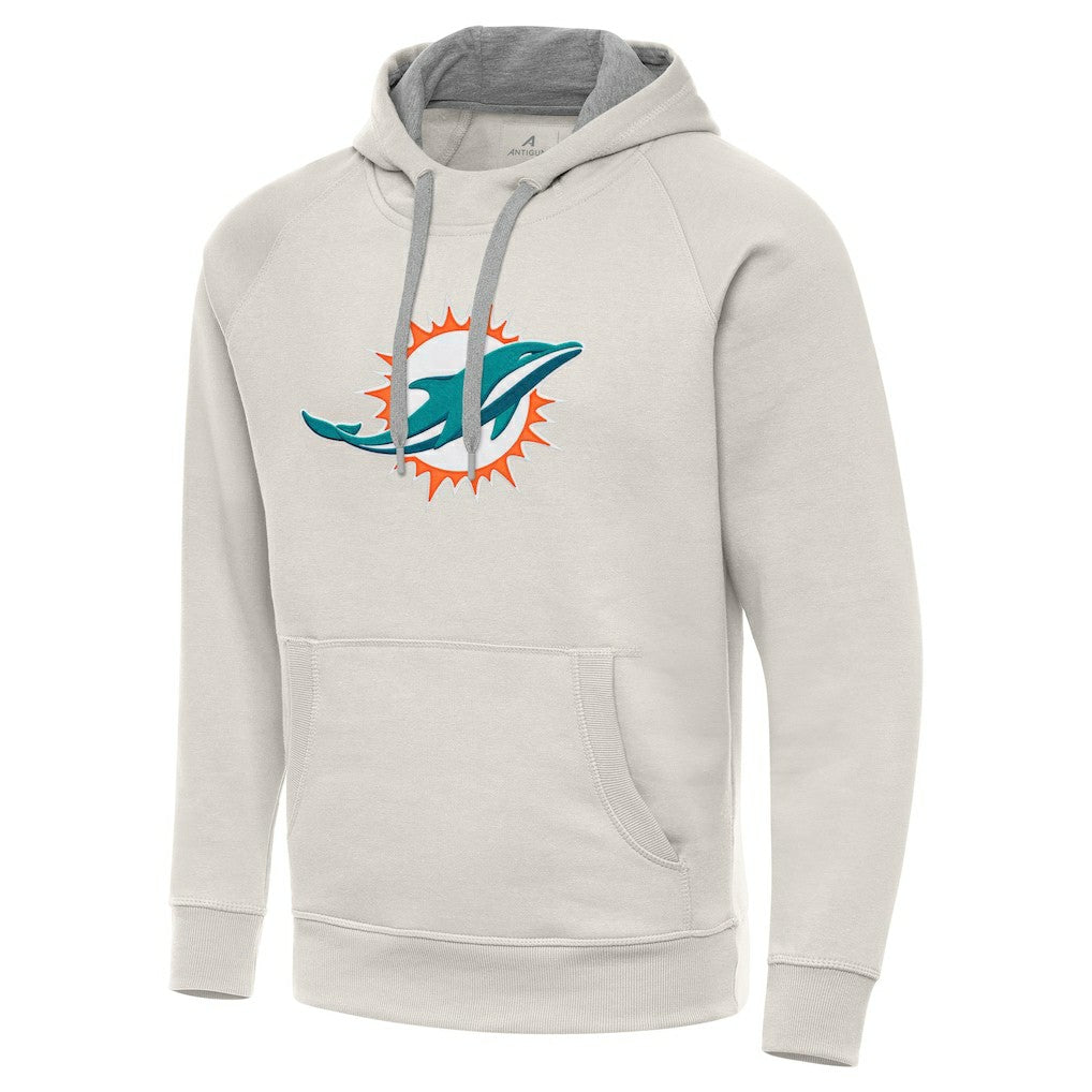 Miami Dolphins Antigua Victory Raglan Pullover Hoodie | NFL On sale